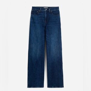 Madewell Wide Leg Perfect Vintage Jeans - size 32, Nighthawk Wash